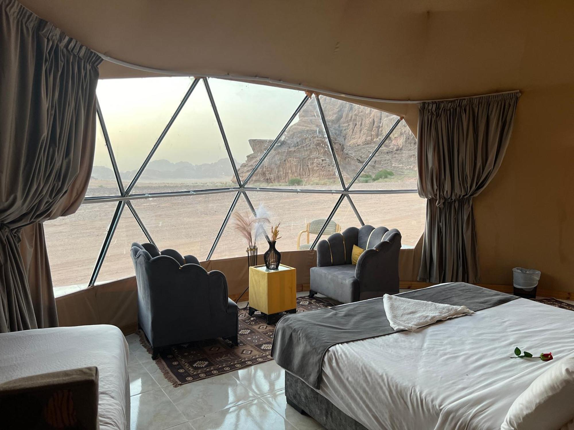 Magic Rum Hussen Wadi Rum Exterior foto