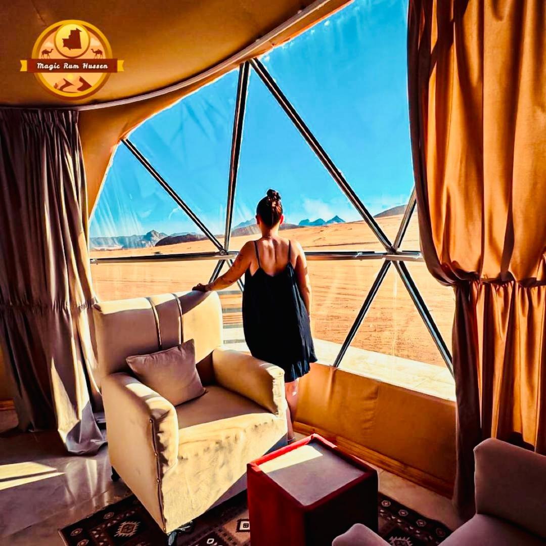 Magic Rum Hussen Wadi Rum Exterior foto