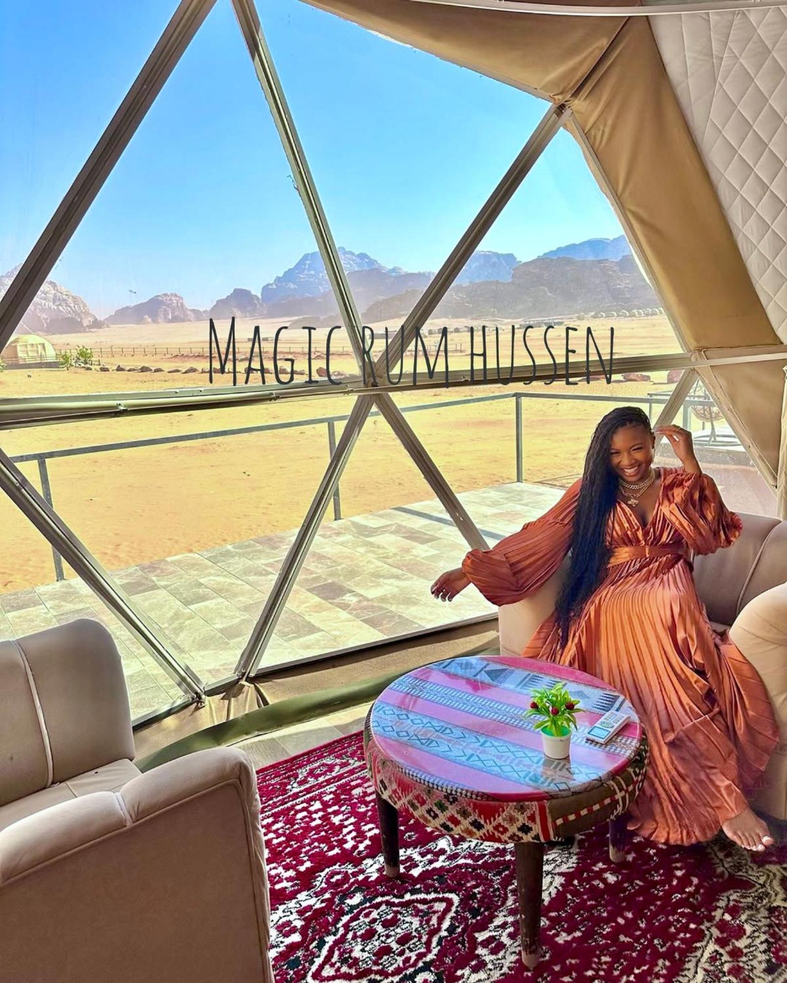 Magic Rum Hussen Wadi Rum Exterior foto